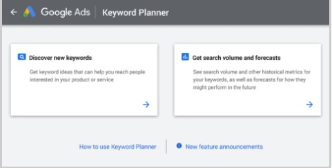 گوگل کیورد پلنر Google’s Keyword Planner